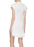 Back View - Click To Enlarge - MAGGIE MARILYN - 'Dreaming of You' ruffle cold shoulder mini dress