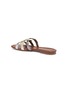 Detail View - Click To Enlarge - SAM EDELMAN - 'Bay' metallic leather slide sandals