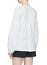 Back View - Click To Enlarge - SILVIA TCHERASSI - 'Alcondera' balloon sleeve button back V-neck blouse