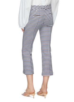 Back View - Click To Enlarge - SILVIA TCHERASSI - 'Leira' gingham check cropped pants