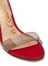 Detail View - Click To Enlarge - SAM EDELMAN - 'Yaro' PVC band ankle strap suede sandals
