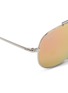 Detail View - Click To Enlarge - RAY-BAN - 'RJ9561' mirror metal aviator junior sunglasses