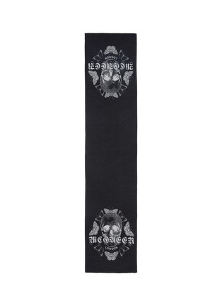 Main View - Click To Enlarge - ALEXANDER MCQUEEN - McQueen London wool-silk scarf