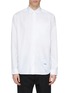 Main View - Click To Enlarge - OAMC - Logo tag chest pocket Oxford shirt