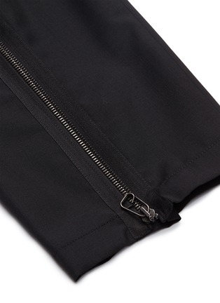  - OAMC - Zip cuff cropped virgin wool hopsack pants