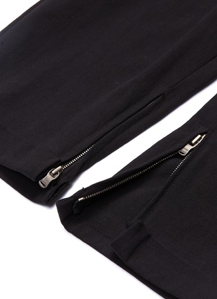  - THE VIRIDI-ANNE - Buckled zip cuff pants