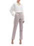 Figure View - Click To Enlarge - THOMAS PUTTICK - Split back cuff suiting pants