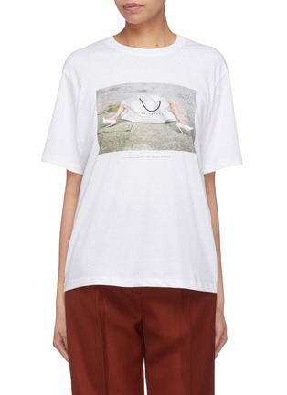 Main View - Click To Enlarge - VICTORIA BECKHAM - '10th Anniversary' photographic print T-shirt