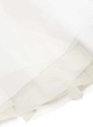 Detail View - Click To Enlarge - MATICEVSKI - 'Heaven Float' drape silk organza skirt