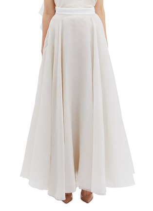 Main View - Click To Enlarge - MATICEVSKI - 'Heaven Float' drape silk organza skirt