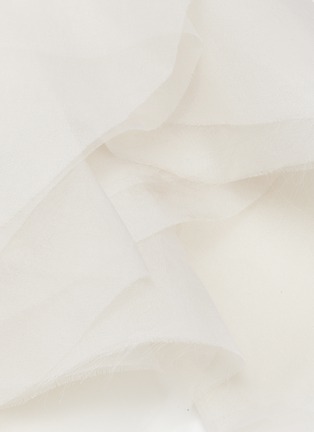 Detail View - Click To Enlarge - MATICEVSKI - 'Cloud Nine' layered silk organza strapless bustier top