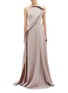 Main View - Click To Enlarge - MATICEVSKI - 'Amorous' drape one-shoulder gown
