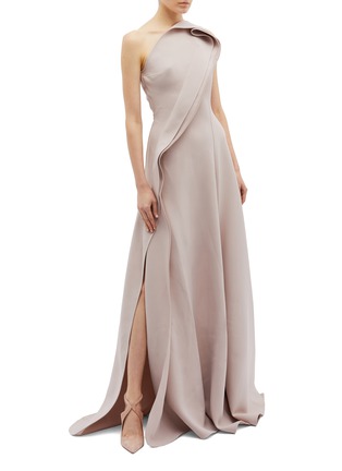 Figure View - Click To Enlarge - MATICEVSKI - 'Amorous' drape one-shoulder gown