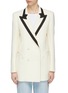 Main View - Click To Enlarge - BLAZÉ MILANO - 'Resolute' contrast peaked lapel wool everyday blazer