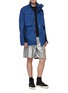 Figure View - Click To Enlarge - OAKLEY BY SAMUEL ROSS - 'Skydiver' mix pocket zip sleeve field jacket