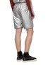 Back View - Click To Enlarge - OAKLEY BY SAMUEL ROSS - Logo print strap metallic shorts