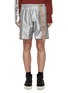 Main View - Click To Enlarge - OAKLEY BY SAMUEL ROSS - Logo print strap metallic shorts
