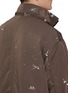 Detail View - Click To Enlarge - OAKLEY BY SAMUEL ROSS - Detachable hood spray paint print jacket