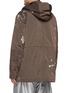 Back View - Click To Enlarge - OAKLEY BY SAMUEL ROSS - Detachable hood spray paint print jacket