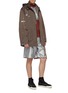 Figure View - Click To Enlarge - OAKLEY BY SAMUEL ROSS - Detachable hood spray paint print jacket