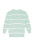 Figure View - Click To Enlarge - PH5 - Pompom appliqué stripe sweater