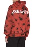 Back View - Click To Enlarge - UNITED STANDARD - 'Research' slogan print tie-dye effect hoodie