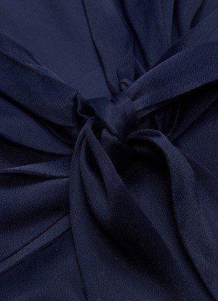  - LES HÉROÏNES - 'The Billie' sash drape open back dress