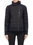 Main View - Click To Enlarge - GOLDBERGH - 'Veloce' faux leather shoulder down puffer ski jacket