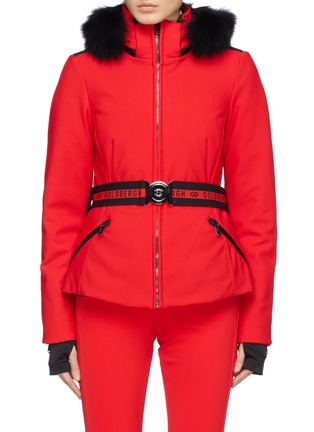 Main View - Click To Enlarge - GOLDBERGH - 'Hida' detachable fox fur hood Primaloft® down ski jacket