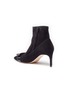 Figure View - Click To Enlarge - SOPHIA WEBSTER - 'Andie Bow' suede ankle boots
