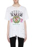 Main View - Click To Enlarge - AMIRI - 'Beverly Hills' slogan graphic print distressed T-shirt