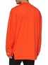 Back View - Click To Enlarge - HERON PRESTON - Cyrillic letter embroidered mock neck long sleeve T-shirt