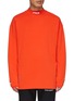 Main View - Click To Enlarge - HERON PRESTON - Cyrillic letter embroidered mock neck long sleeve T-shirt