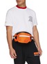 Figure View - Click To Enlarge - HERON PRESTON - Cyrillic letter patch bum bag