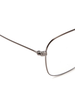 Detail View - Click To Enlarge - RAY-BAN - 'RX3610' metal square aviator optical glasses