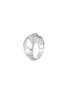Main View - Click To Enlarge - JOHN HARDY - 'Legends Naga' diamond silver medium saddle ring