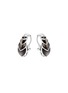 Main View - Click To Enlarge - JOHN HARDY - 'Legends Naga Buddha Belly' mother of pearl silver earrings