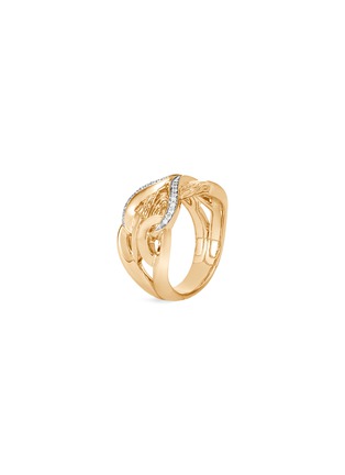 Main View - Click To Enlarge - JOHN HARDY - 'Asli Classic Chain' diamond 18k yellow gold ring