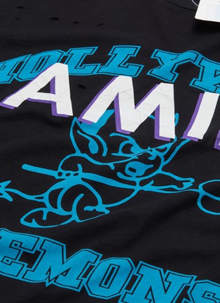  - AMIRI - 'Amiri Team' slogan graphic print distressed T-shirt