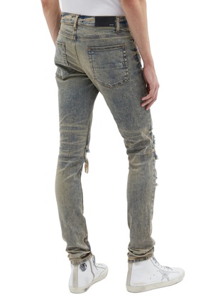 Back View - Click To Enlarge - AMIRI - 'Thrasher' ripped slim fit jeans