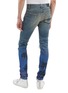 Back View - Click To Enlarge - AMIRI - 'Thrasher' palm tree print ripped slim fit jeans