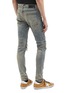 Back View - Click To Enlarge - AMIRI - 'MX1' bandana patch ripped slim fit jeans