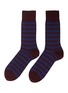 Main View - Click To Enlarge - FALKE - 'Even Stripe' intarsia socks