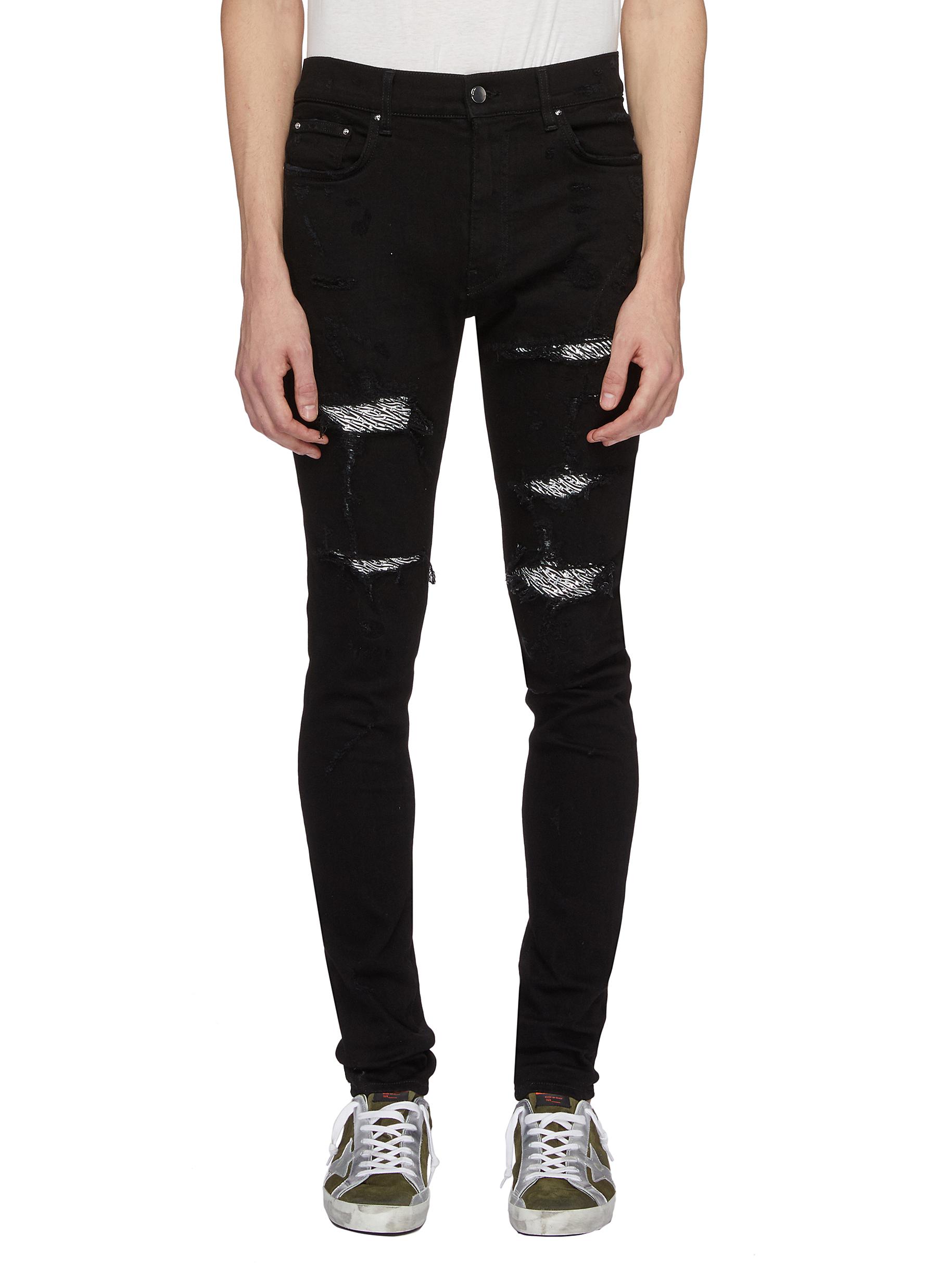 Amiri zebra jeans Clearance