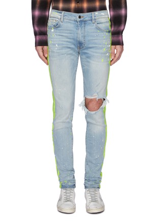 Main View - Click To Enlarge - AMIRI - 'Broken Painter' ripped skinny jeans