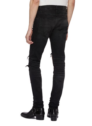 Back View - Click To Enlarge - AMIRI - 'Art Patch' ripped skinny jeans
