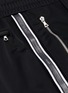  - AMIRI - Logo print leather stripe outseam track pants