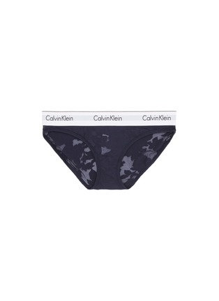 Main View - Click To Enlarge - CALVIN KLEIN UNDERWEAR - 'Modern' floral burnout bikini briefs