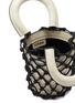Detail View - Click To Enlarge - STAUD - 'Moreau' mini macramé net leather bucket bag