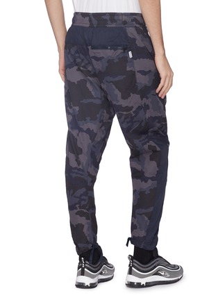 Back View - Click To Enlarge - NIKE - 'NSW' logo embroidered camouflage print ripstop jogging pants